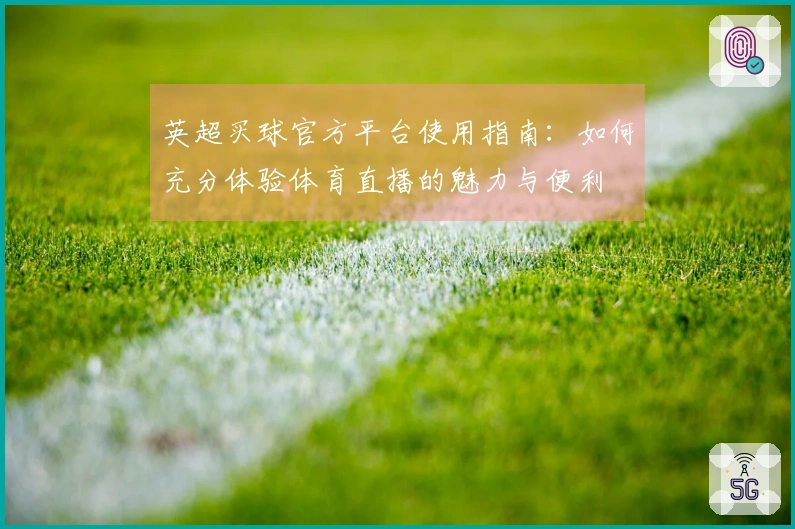 英超买球官方平台使用指南：如何充分体验体育直播的魅力与便利